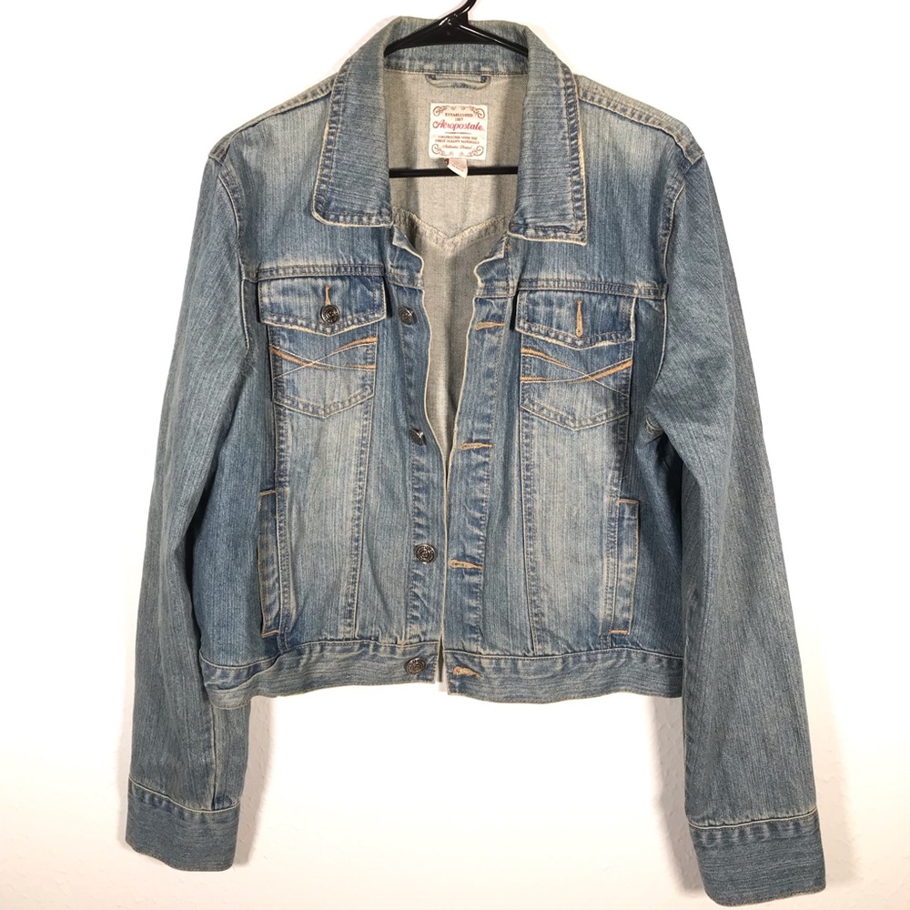 Aeropostale Fitted Denim Jacket